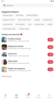 WeMoms android App screenshot 4